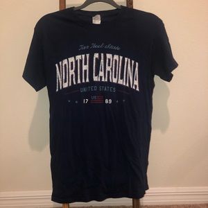 Gildan - Navy Blue North Carolina Unisex T-Shirt